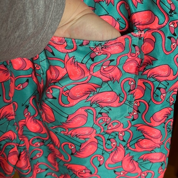 NWT SSLR Mens Swim Trunks Quick Dry with Mesh Lining Flamingo Size 40 XXL - Picture 14 of 16